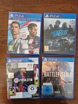 Predám hry na PS4