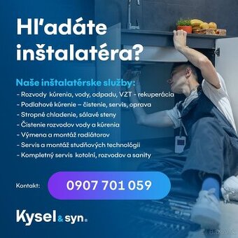 Kurenár - vodár - inštalatér