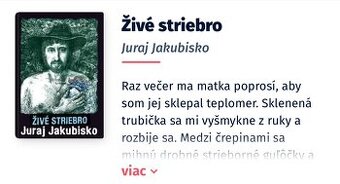 Jakubisko - Živé striebro