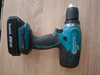 Aku skrutkovač makita 18v, 1 batéria