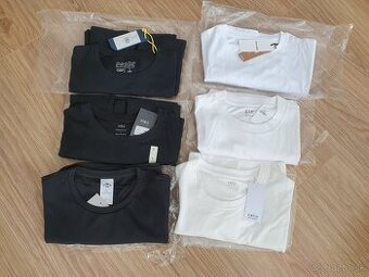 Panske tricka velkost XL - 3x biele, 3x cierne