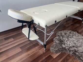 Predám nový, pohodlný masážny stôl 2 segmentový hliníkový