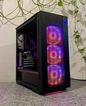 Herný PC RTX 4060ti 16gb s ryzen 5 5600 /32gb/1tb/600w