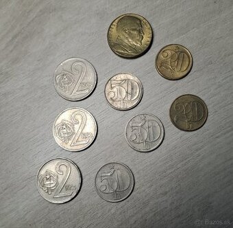 Mince ČSSR, ČSFR, lot.