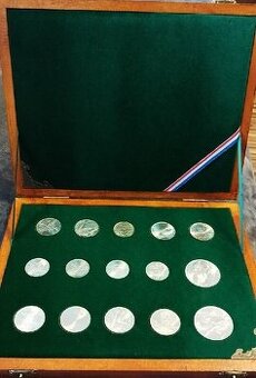 Sada strieborných mincí ČSFR