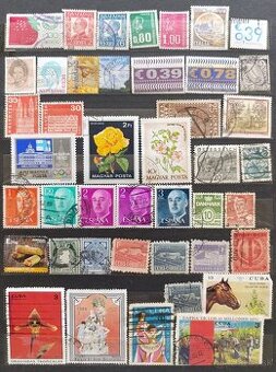 Zbierka poštových známok 176 ks