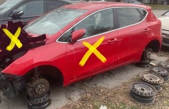 Kia Ceed 1.6 GDI 2016 predám BLATNíK, MOTOR G4FD, PIATE DVER