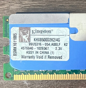 Kingston 4x2GB KIT DDR2 1066MHz CL5 HyperX