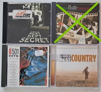 ROZNE CD VÝBERY - kus 1,00€ - 1