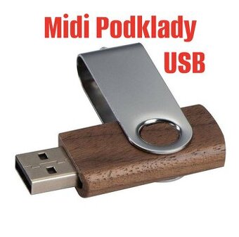 Predám MIDI podklady na USB