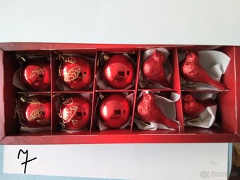 Vánoční ozdoby, staré, novější -vianočné ozdoby