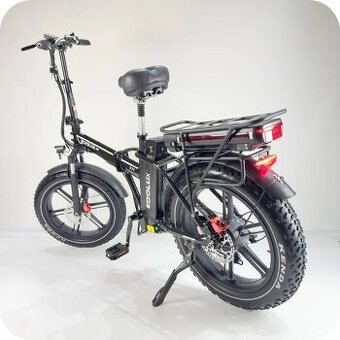 Skladací ektricky bicykel Fatbike 0 Km 24 Ah Bateria Moped