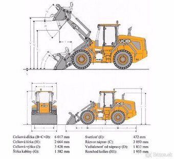 Kĺbový nakladač JCB 427 HT Agri