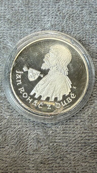 Stříbrná mince Česká republika – 200 Kč (Jan Roháč z Dubé, p