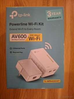 Predám TP-Link Powerline Wi-Fi Kit AV600 (používaný)