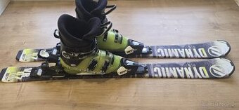 Detské lyže 100cm a lyžiarky