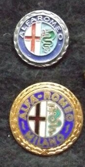 odznaky - automobilka Ford, Fiat, Alfa Romeo, BMW