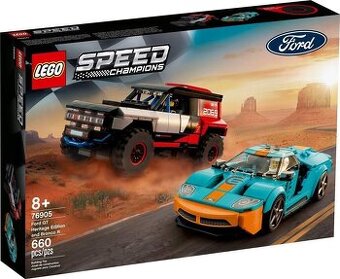 LEGO Speed Champions 76905 Ford GT Heritage Edition a Bronco