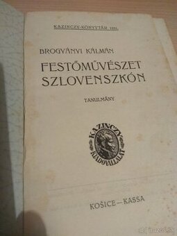 FESTOMUVESZET SZLOVENSZKON 1931 KASSA