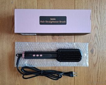 Žehliaca kefa na vlasy 2 v 1