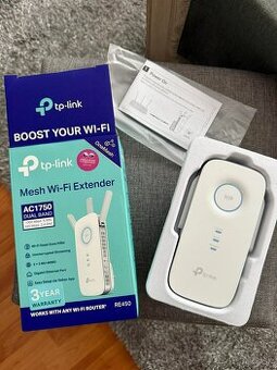 Wi-Fi extender TP-Link RE450 Dual Band (RE450) biely