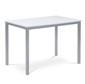 NOVÝ AUTRONIC GDT-202 WT BIELY JEDÁLENSKÝ STOL 110 X 70 CM
