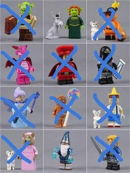 Shrek Lego minifigurky