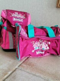 Školská taška Scout- aktovka s taškou