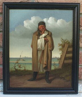 Starý maďarský obraz dat. 1880