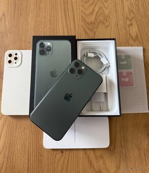 iPhone 11 Pro 64 gb Midnight green v záruke + príslušenstvo