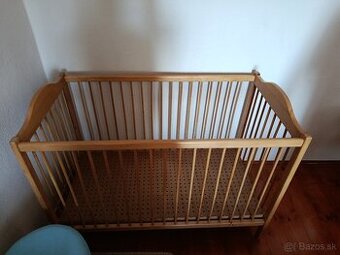 Detska drevena postielka 120x60