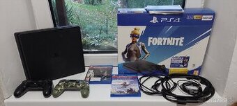 PS4 Slim 500GB + 2 hry