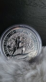 Strieborná minca Robin hood 2021 1OZ