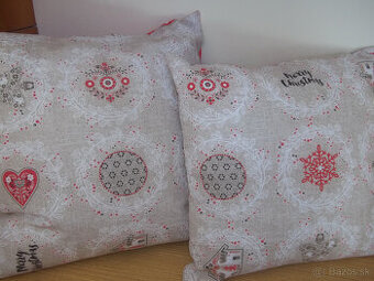 Vianočné obliečky,dve veľkosti,cena spolu