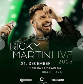 Ricky Martin- 2x listok sektor C