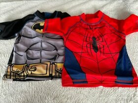Kúpacie tričko SPIDERMAN a BATMAN (2-4roky)