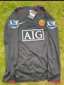 Dres Cristiano Ronaldo - Manchester United, vonkajší, čierny