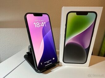iPhone 14 čierny 100% TOP STAV