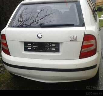 Kufrove dvere škoda fabia biele