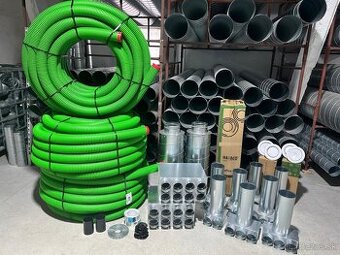 Rekuperácia rúra potrubie rozdelovače príslušenstvo materiál