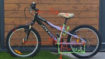 Dievčenský bicykel GT - 1