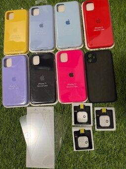 Silikonove obaly a ochranne skla na Iphone 11