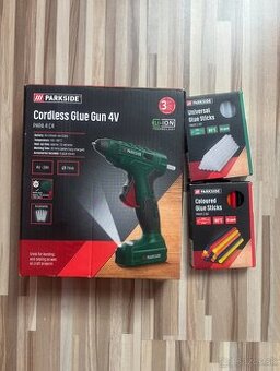 Akumulátorová tavná pištoľ PARKSIDE PHPA 4 C4 + 2 balenia ty
