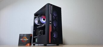 Herný pc 6jadro Ryzen 5 5500 3,60ghz/16GB/NVME/RX6600 8GB