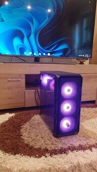 Výkonný herný PC s RTX 2070 SUPER/Ryzen 5/16GB DDR4/NVMe