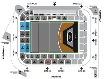 Predám lístok Separ tehelne pole golden circle