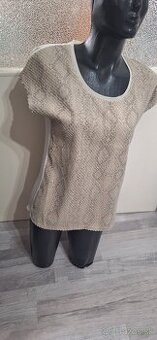 Béžové dámske tričko