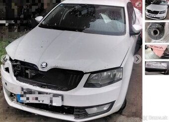 Škoda Octavia III 1.6 TDI 2013 predám TRYSKY 04L130277AJ