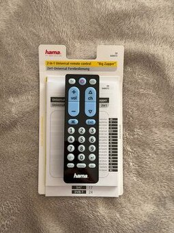 Hama 2 v 1 Big Zapper Diaľkový ovládač univerzálny