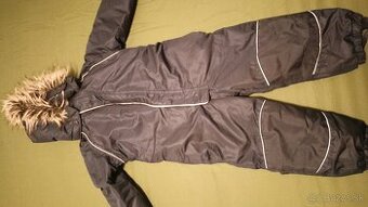 tmavo modre oteplovacky - overal Tchibo 98-104 - 1